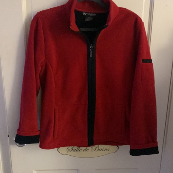 Red/black fleece full zip - Picture 5 of 5